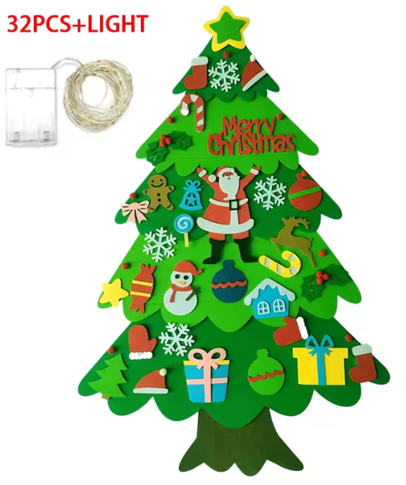 Build-A-Tree Holiday Felt Kit