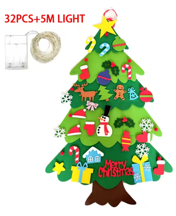 Build-A-Tree Holiday Felt Kit
