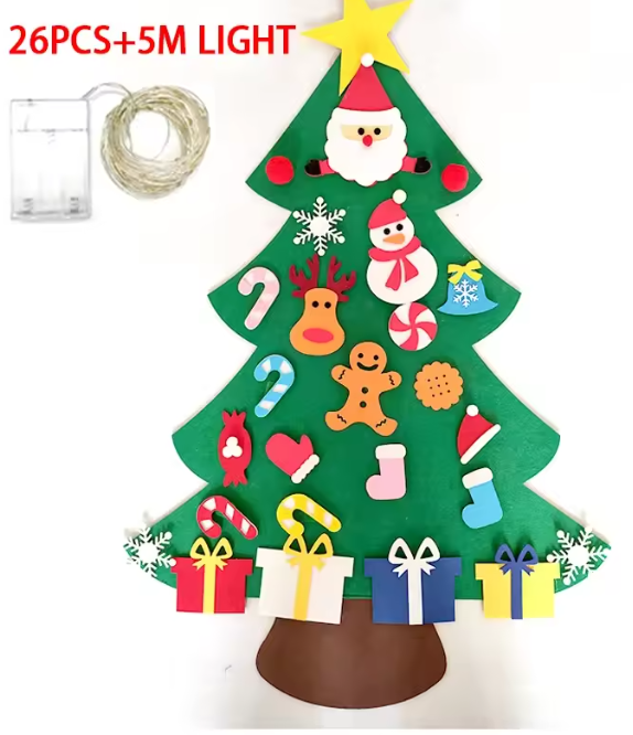 Build-A-Tree Holiday Felt Kit