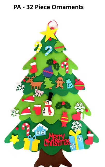 Build-A-Tree Holiday Felt Kit