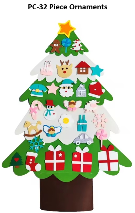 Build-A-Tree Holiday Felt Kit