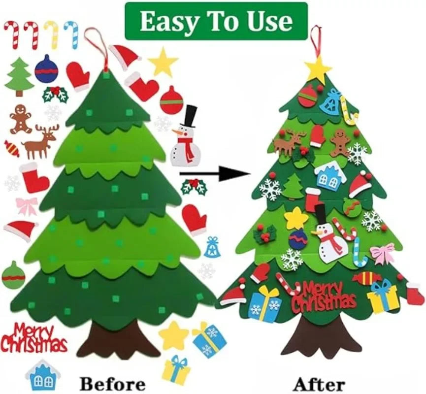 Build-A-Tree Holiday Felt Kit