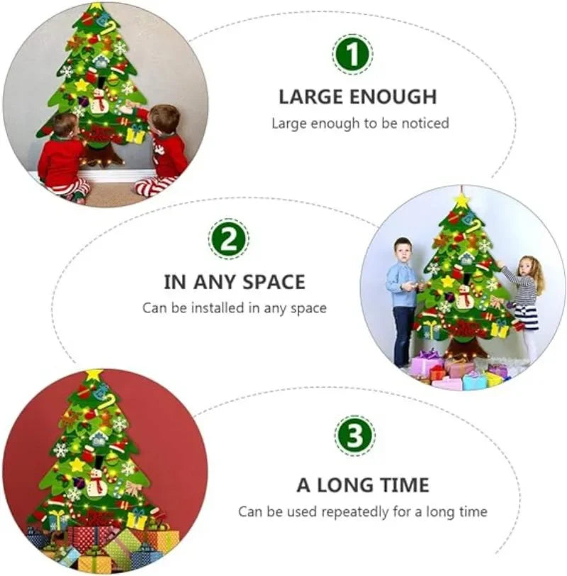 Build-A-Tree Holiday Felt Kit